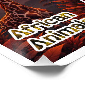 Edit Product: African Animal Comparison Research  ポスター (コーナー)