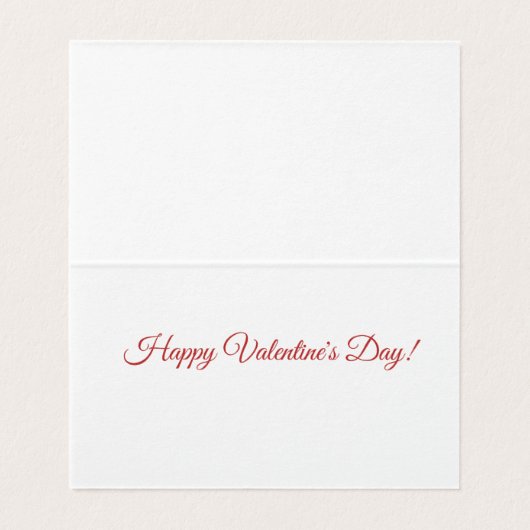 EDITABLE クラシカル Music w / Bach Valentine Card (内部フラット)