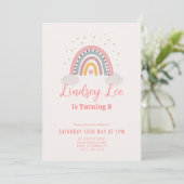 Editable 1st 2nd 3rd 9th 10th 20th 30th Birthday 招待状 (スタンド正面)