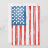 EDITABLE 4th of 7月1日誕生日招待状 招待状 (裏面)