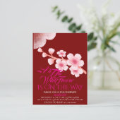 Editable A Little Wildflower Baby Shower Invitatio 案内ポストカード (スタンド正面)