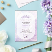 Editable Aqiqah for Baby  It’s a Girl アクリル招待状 (インサイチュ (ウェディング))