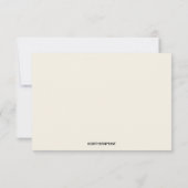 Editable Autumn Breeze Wildflowers RSVPカード (裏面)