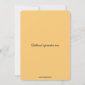 Editable Autumn Leaves Invitation 招待状 (裏面)