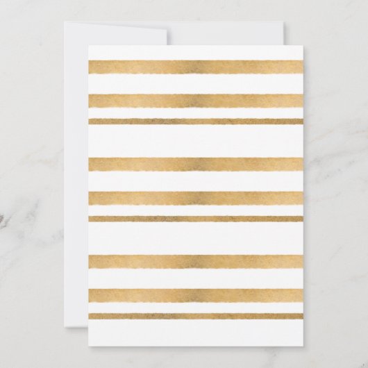 Editable Baby Shower – Cute Teddy Bear  招待状 (裏面)