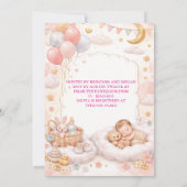 Editable Baby Shower Invitation Template  招待状 (裏面)