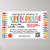 Editable Back to School Banner & Poster Template | ポスター (正面)