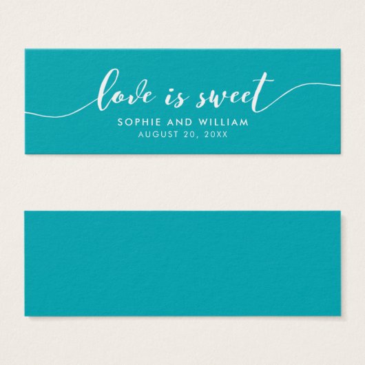 Editable Background LoveはSweet Script 結婚's (正面&裏面)
