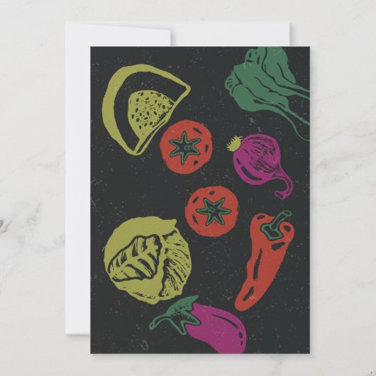 Editable Backyard BBQ Game Night Invitation  招待状 (裏面)