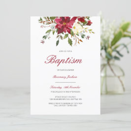 Editable Baptism Invitation, Custom Baptism Invita 招待状