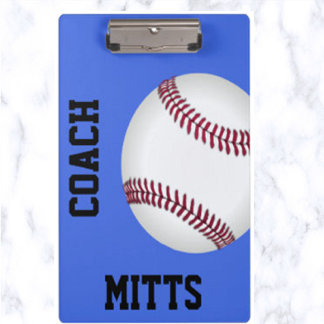 Editable Baseball Softball Coachのクリップボード クリップボード