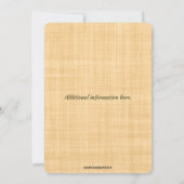 Editable Bear With Green Balloons Birthday 招待状 (裏面)