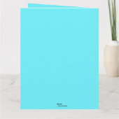 Editable Birds in a Tree Greeting カード (裏面)