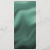 Editable Birthday Menu 100th Green Glitter メニュー (裏面)