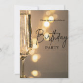 Editable Birthday Party Invitations 招待状 (裏面)