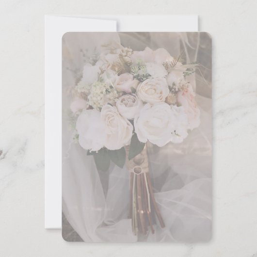 Editable Boho Neutral Wedding Invitation Template 招待状 (裏面)