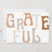 Editable Boho Thank You Business Cardテンプレート サンキューカード (裏面)