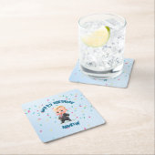 Editable Boss Baby Paper Coaster スクエアペーパーコースター (インサイチュ)