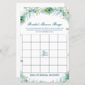 Editable Bridal Bingo Bridal Shower Game PRINTED (正面/裏面)