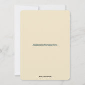 Editable Burgundy Roses in a Double Gold Frame 招待状 (裏面)