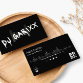 Editable Business Card DJ Music Producer 名刺