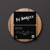 Editable Business Card DJ Music Producer 名刺