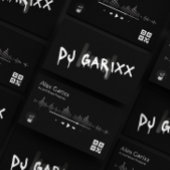 Editable Business Card DJ Music Producer 名刺