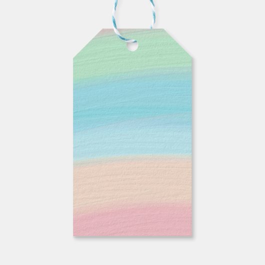 Editable Capybara Birthday Sticker Cute Kids Party ギフトタグ (裏面)