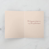 Editable Christmas Kitty カード (内部)