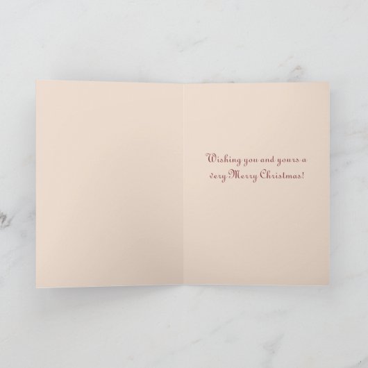 Editable Christmas Kitty カード (内部)