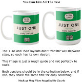 Editable Classic Retro Paperback Book Cover Green コーヒーマグカップ