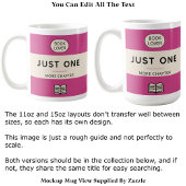 Editable Classic Retro Paperback Book Cover Pink  コーヒーマグカップ