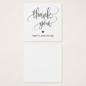 EDITABLE COLOR'結婚's Thank Youラベル#LCC (正面&裏面)