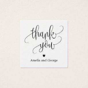 EDITABLE COLOR'結婚's Thank Youラベル#LCC