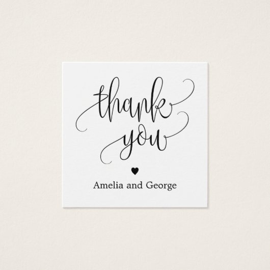 EDITABLE COLOR'結婚's Thank Youラベル#LCC (正面)