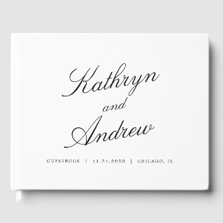 EDITABLE COLOR Simply Us 結婚's Guest Book ゲストブック