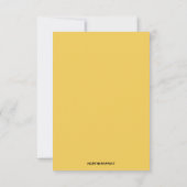 Editable Couple in Woods at Night セーブザデート (裏面)