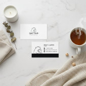 Editable Cozy Brand Business Card Template 名刺