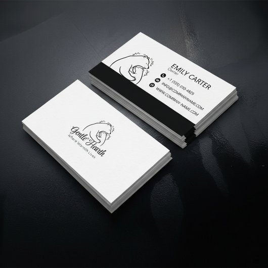 Editable Cozy Brand Business Card Template 名刺