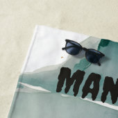 Editable Crab ビーチタオル (インサイチュ)