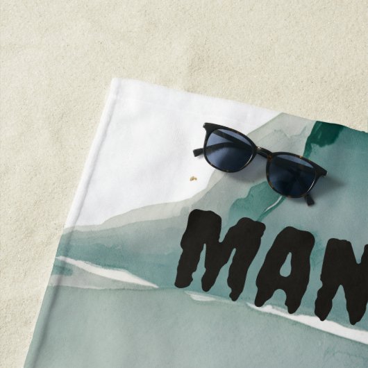 Editable Crab ビーチタオル (インサイチュ)