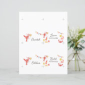 Editable Crawfish Food Tent Cards (スタンド正面)