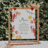 Editable Crawfish Menu Sign