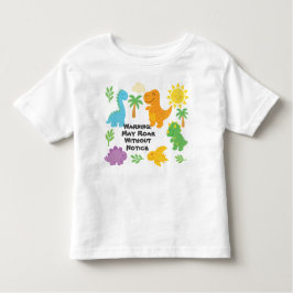 Editable Crayon Style – Dinosaur Roarsome トドラーTシャツ
