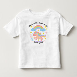 Editable Crayon Style – Unicorn Dream Sparkle トドラーTシャツ