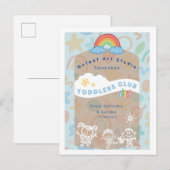 Editable Cute and aesthetic postcard ポストカード (正面/裏面)