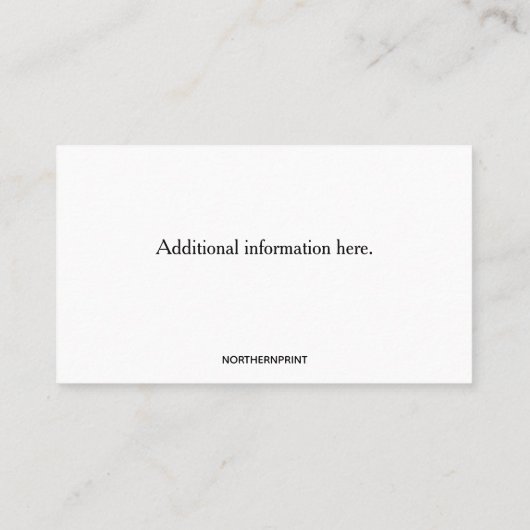 Editable Day Care 名刺 (裏面)