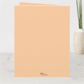 Editable Deer in the Woods Happy Holidays  カード (裏面)