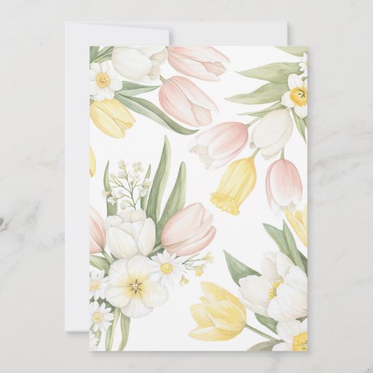 Editable Easter Brunch Invitation Instant Download 招待状 (裏面)