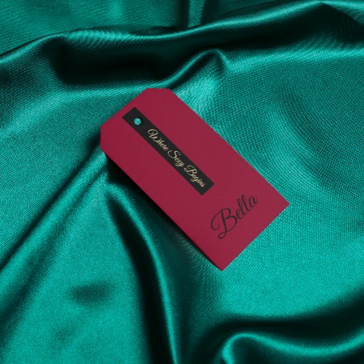 Editable Elegant Lingerie Branding Design  ギフトタグ